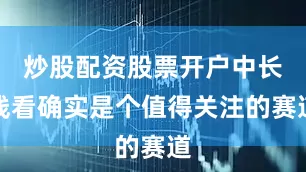 炒股配资股票开户中长线看确实是个值得关注的赛道